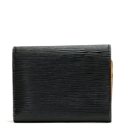 Louis Vuitton Epi Grenelle Compact Wallet Black