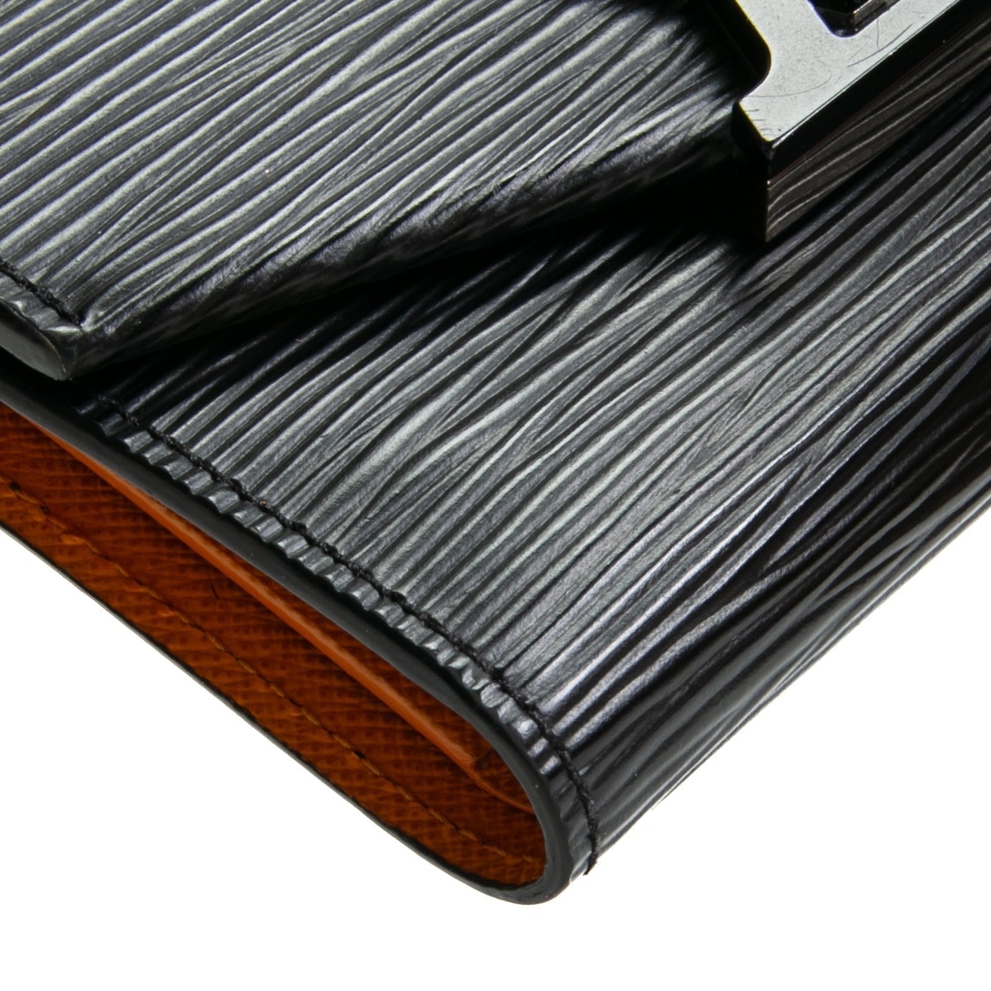 Louis Vuitton Epi Grenelle Compact Wallet Black