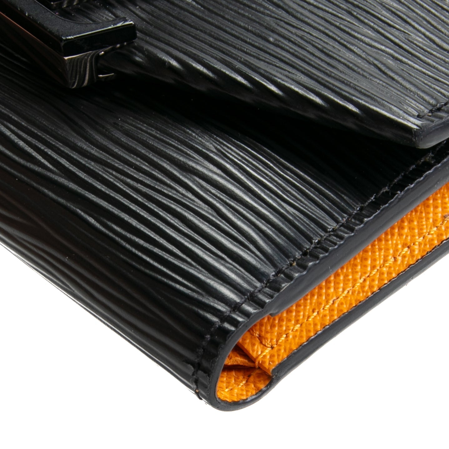 Louis Vuitton Epi Grenelle Compact Wallet Black