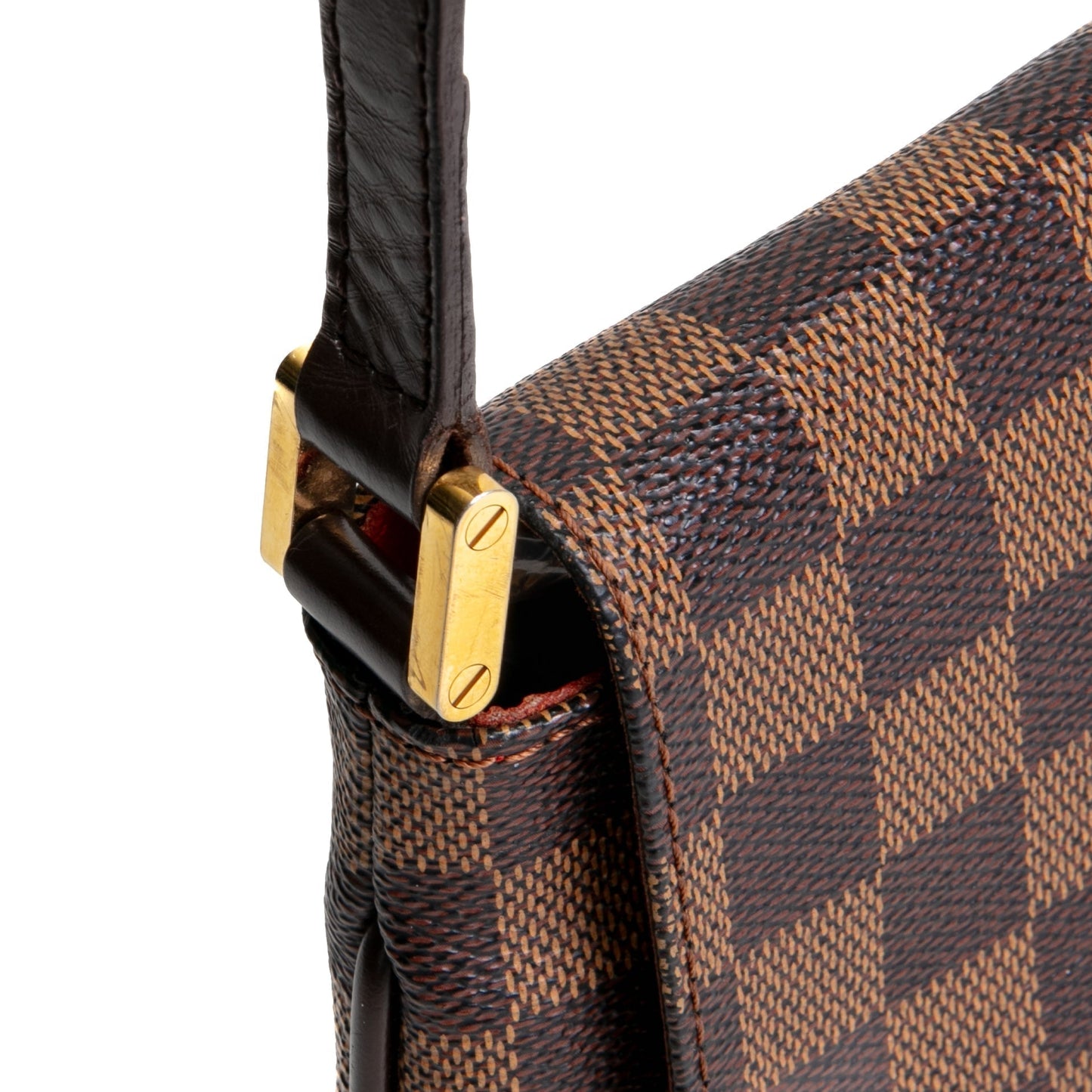 LOUIS VUITTON Musette Tango Damier Ebene - Vintage