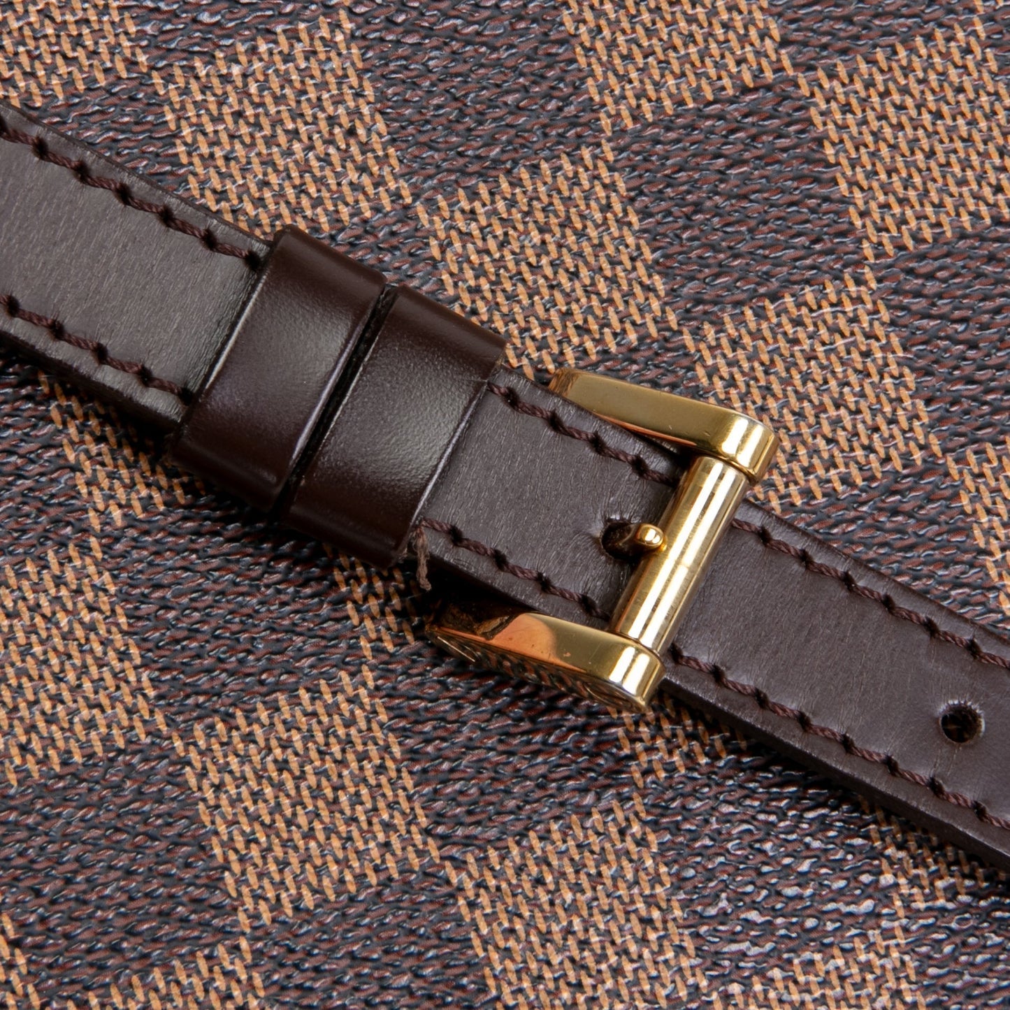 LOUIS VUITTON Musette Tango Damier Ebene - Vintage