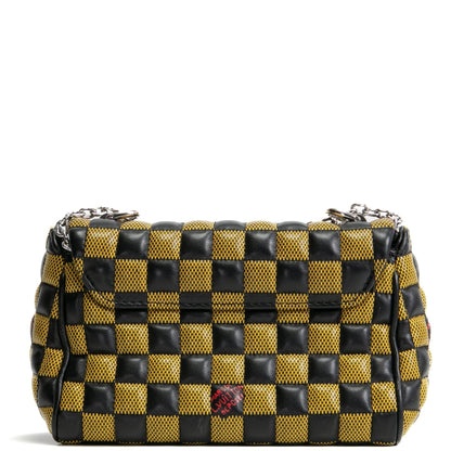 LOUIS VUITTON Limited Edition Damier Quilted Twist BB- Yellow/Black