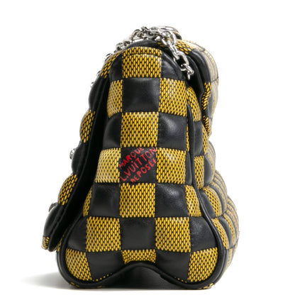 LOUIS VUITTON Limited Edition Damier Quilted Twist BB- Yellow/Black