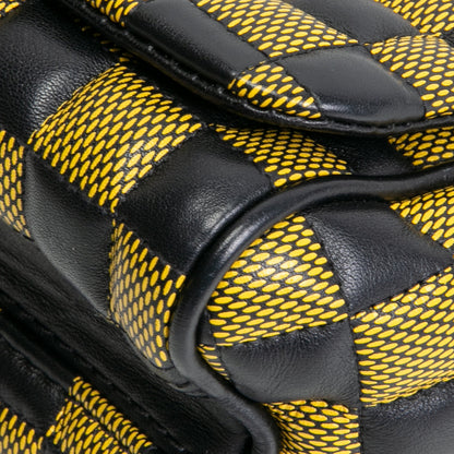 LOUIS VUITTON Limited Edition Damier Quilted Twist BB- Yellow/Black