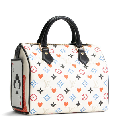 Louis Vuitton Limited Edition Monogram Game On Speedy Bandouliere 25