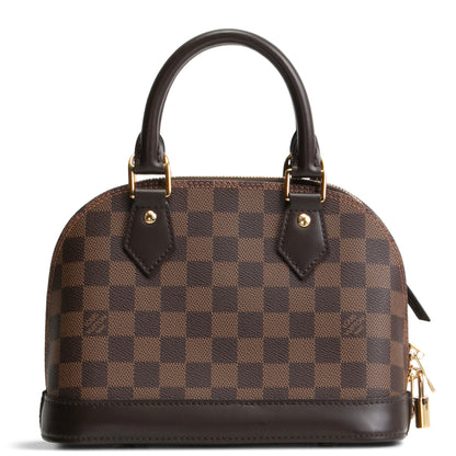 LOUIS VUITTON Damier Ebene Alma BB