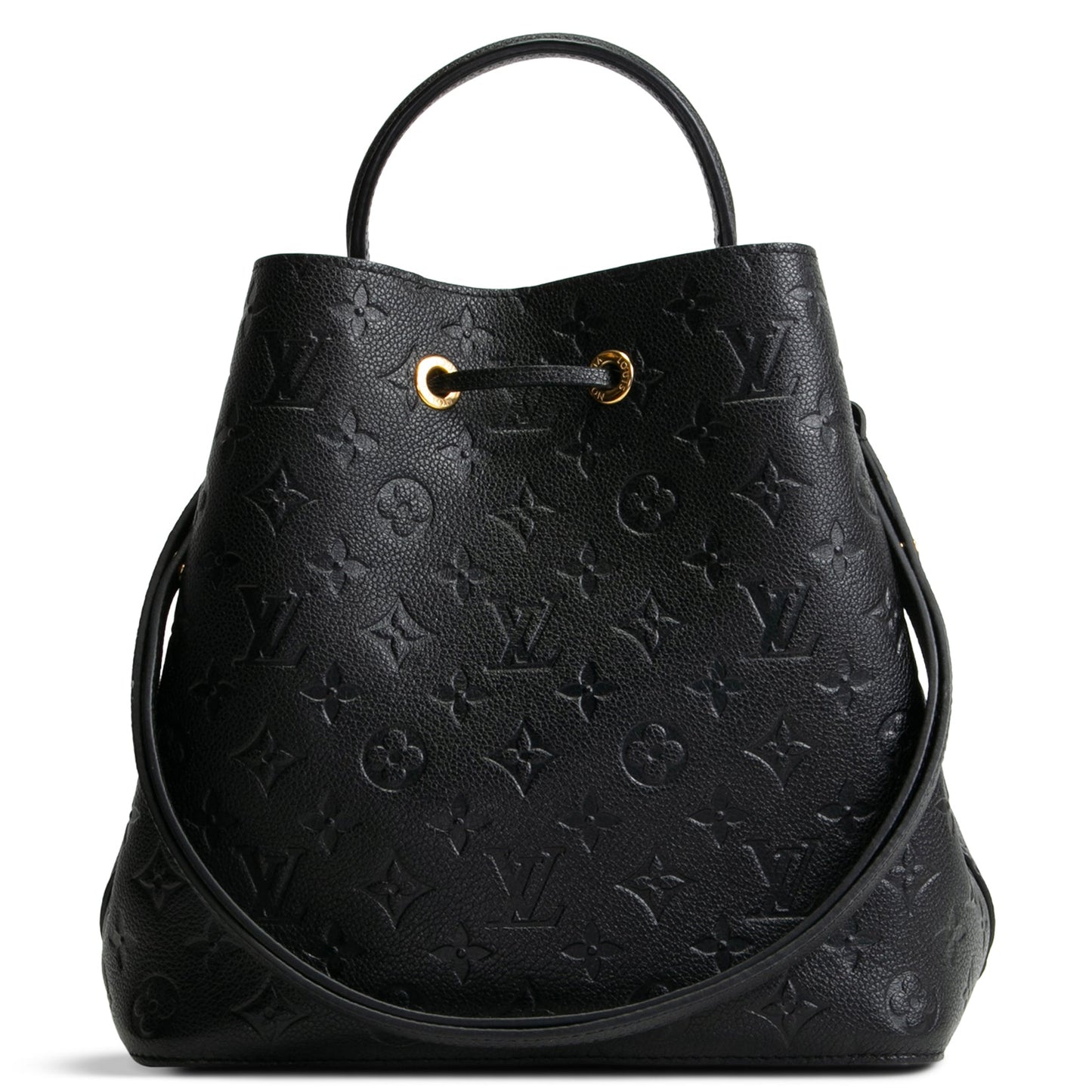 LOUIS VUITTON Monogram Empreinte NeoNoe MM - Black