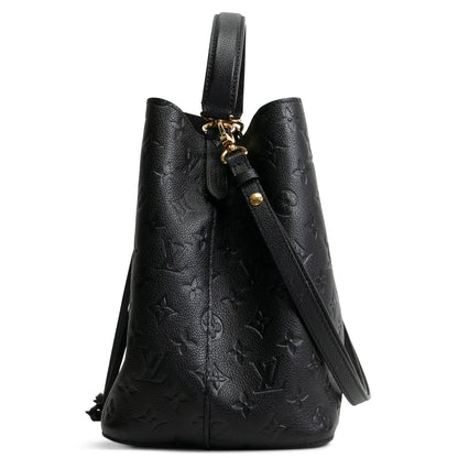 LOUIS VUITTON Monogram Empreinte NeoNoe MM - Black