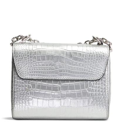 LOUIS VUITTON Crocodile Twist PM - Silver