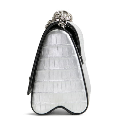 LOUIS VUITTON Crocodile Twist PM - Silver