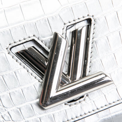 LOUIS VUITTON Crocodile Twist PM - Silver