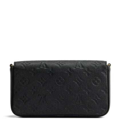 Louis Vuitton Monogram Empreinte Félicie Pochette Black