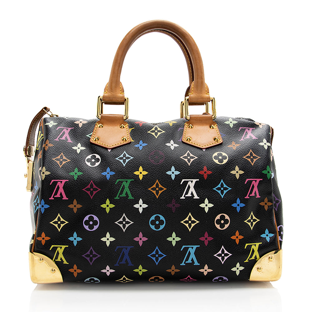 Louis Vuitton Monogram Multicolor Speedy 30 Satchel