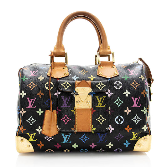 Louis Vuitton Monogram Multicolor Speedy 30 Satchel