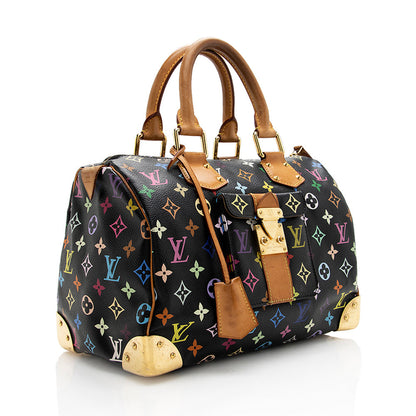 Louis Vuitton Monogram Multicolor Speedy 30 Satchel