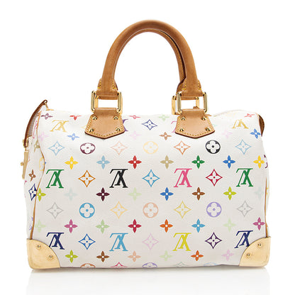 Louis Vuitton Monogram Multicolor Speedy 30 Satchel