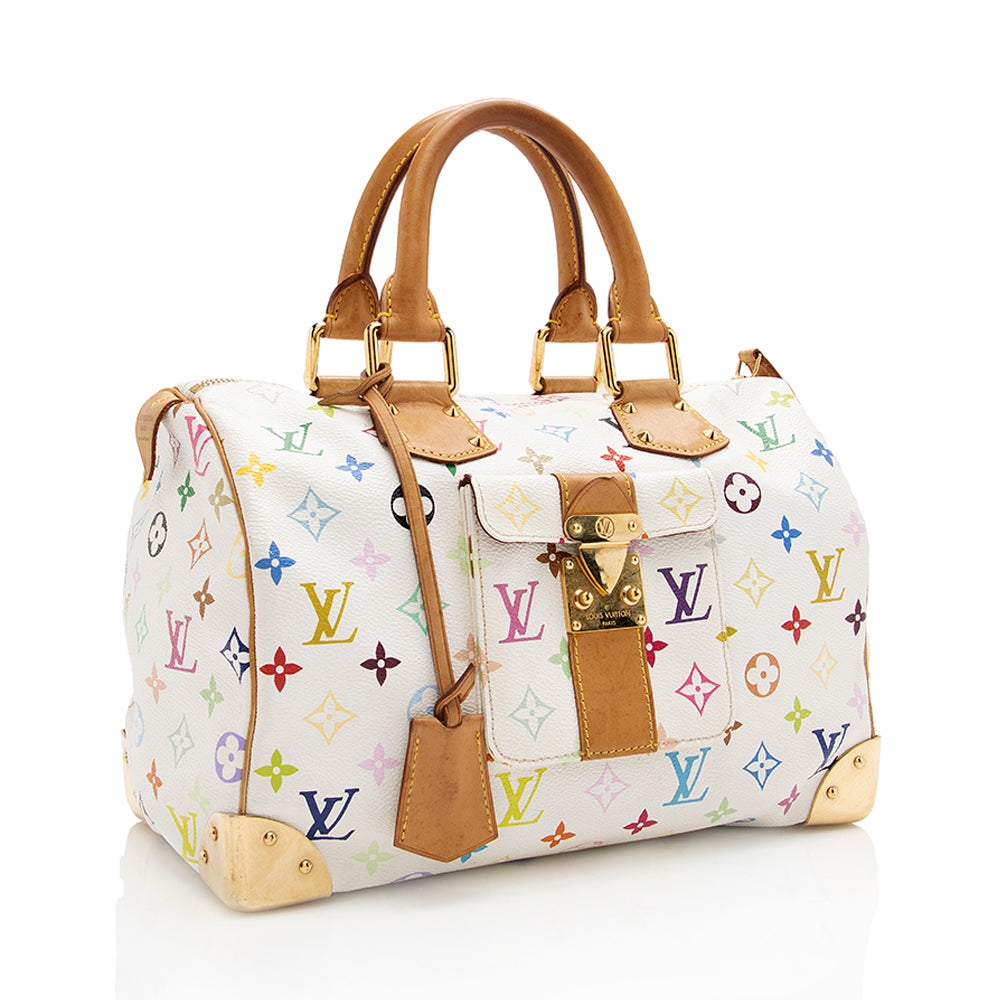 Louis Vuitton Monogram Multicolor Speedy 30 Satchel