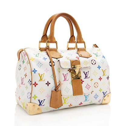 Louis Vuitton Monogram Multicolor Speedy 30 Satchel