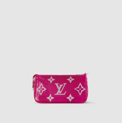 Louis Vuitton Fuchsia Pochette Accessoires LV NIGHT M23638