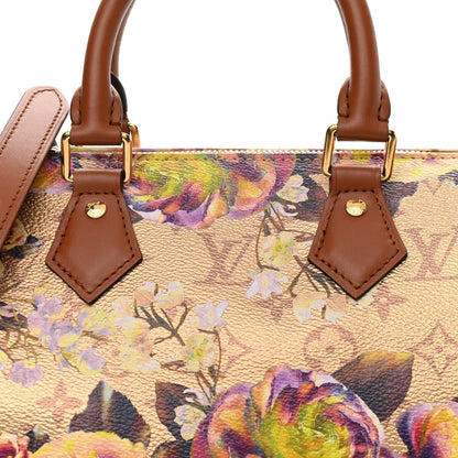 Louis Vuitton Gold Speedy Flower Garden Bandouliere 25 M21317
