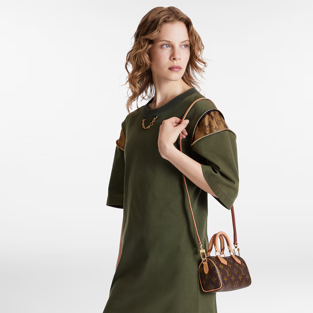 Louis Vuitton Nano Speedy Brown