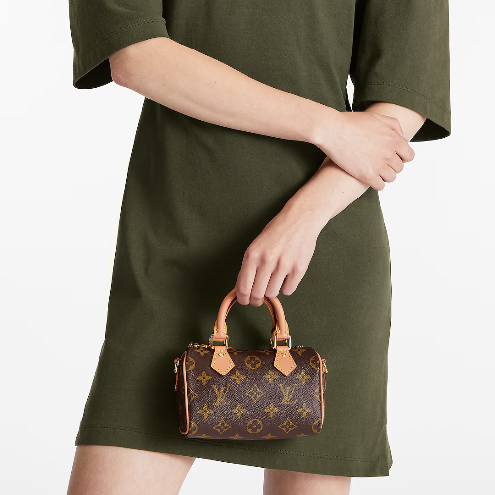 Louis Vuitton Nano Speedy Brown