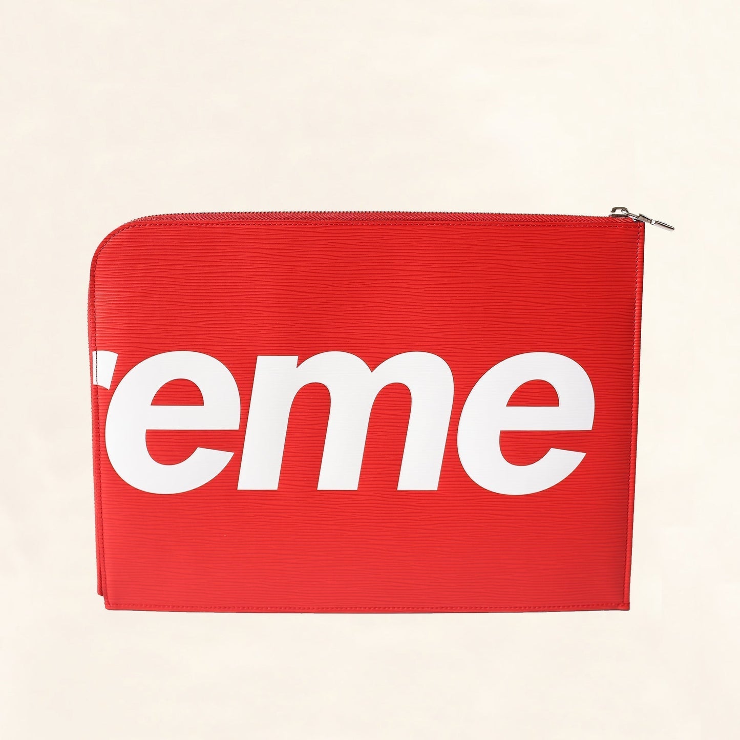 Louis Vuitton Supreme Red Epi Pochette Jour GM
