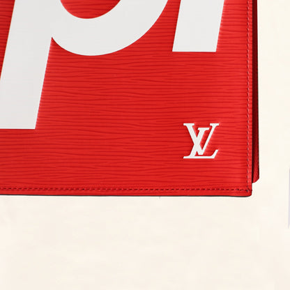 Louis Vuitton Supreme Red Epi Pochette Jour GM