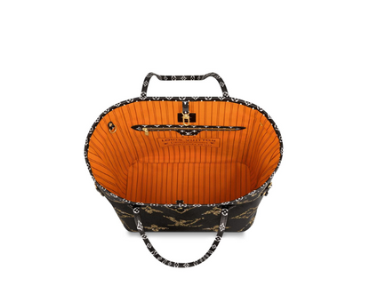 Louis Vuitton Giant Jungle Monogram Neverfull Black M44676