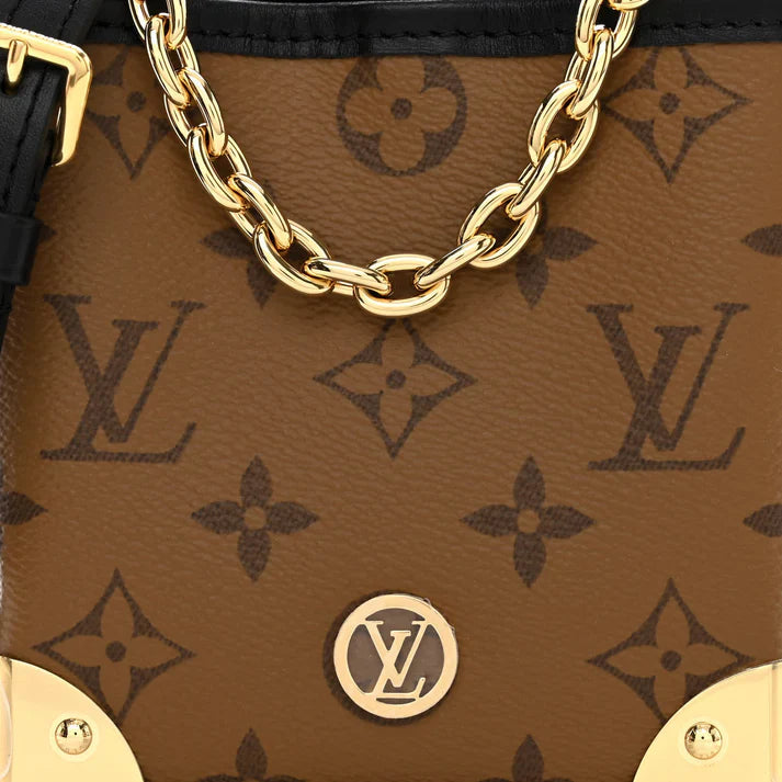 Louis Vuitton NOE Leather Bucket Bag
