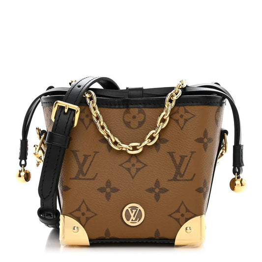 Louis Vuitton NOE Leather Bucket Bag