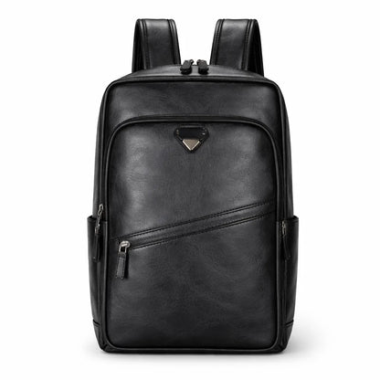 Men's Real Leather Backpack - Survival