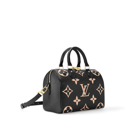 Louis Vuitton Speedy Bandoulière 25 Bicolour Monogram Empreinte Leather