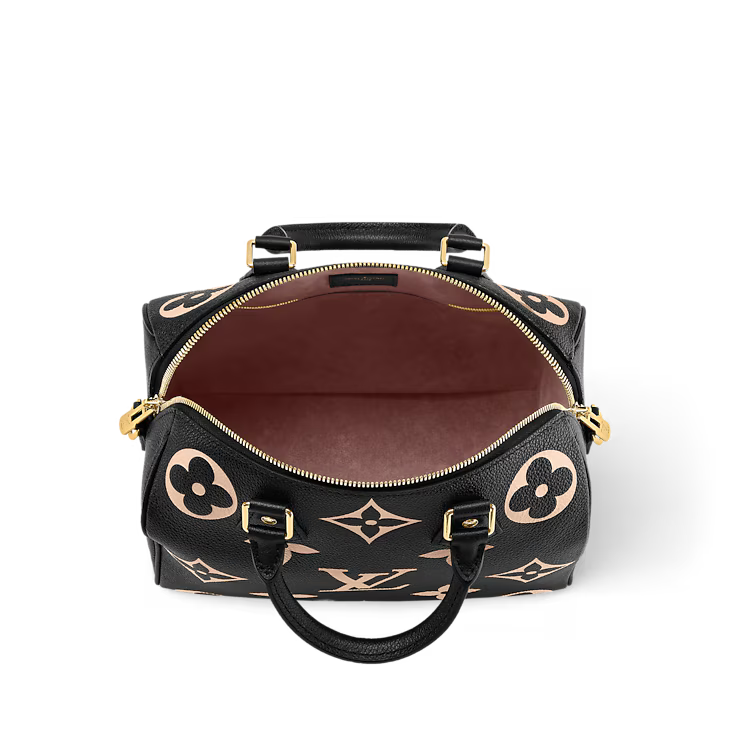 Louis Vuitton Speedy Bandoulière 25 Bicolour Monogram Empreinte Leather