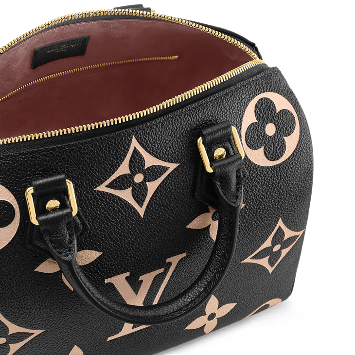 Louis Vuitton Speedy Bandoulière 25 Bicolour Monogram Empreinte Leather