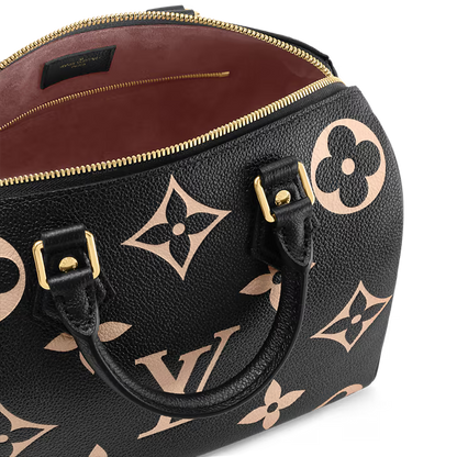 Louis Vuitton Speedy Bandoulière 25 Bicolour Monogram Empreinte Leather