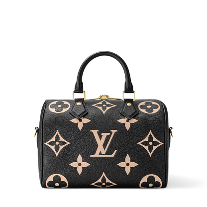 Louis Vuitton Speedy Bandoulière 25 Bicolour Monogram Empreinte Leather