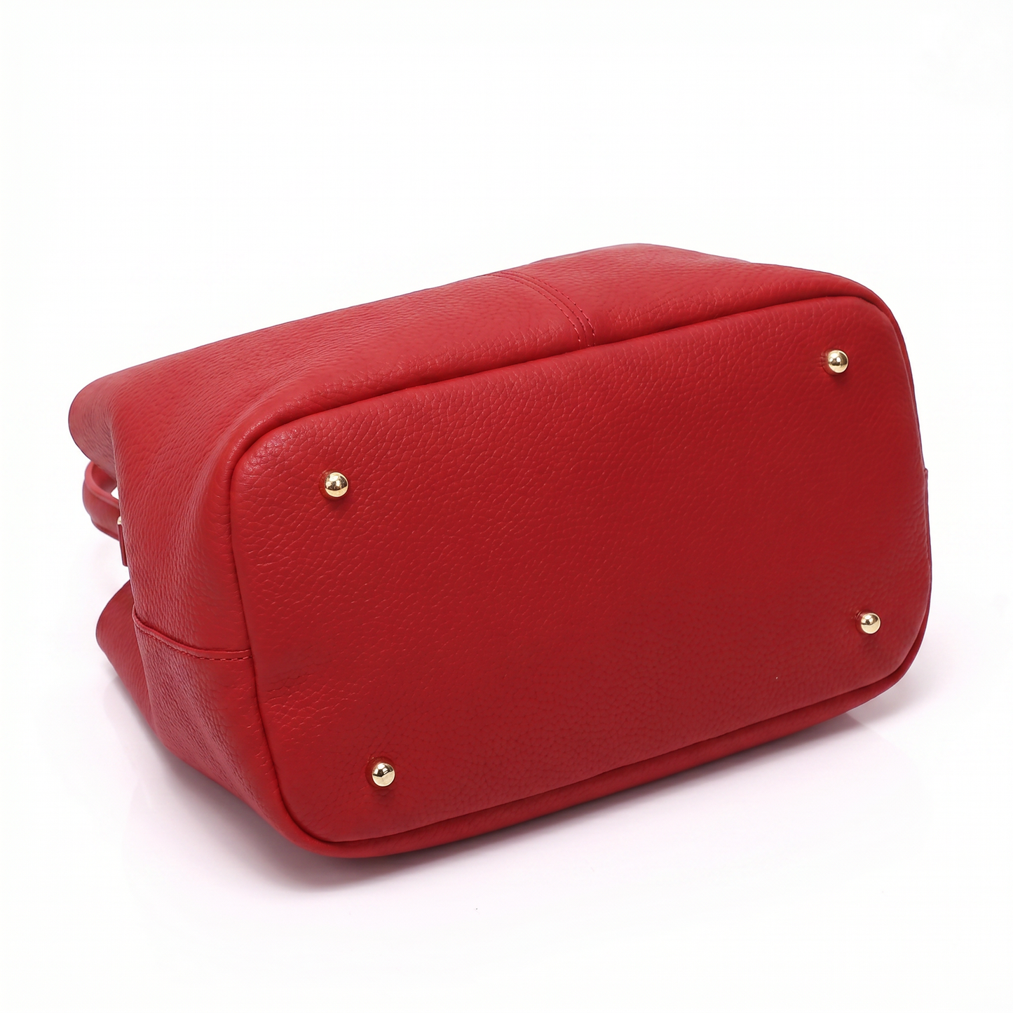 Women's Genuine Leather Messenger Bag - Heart