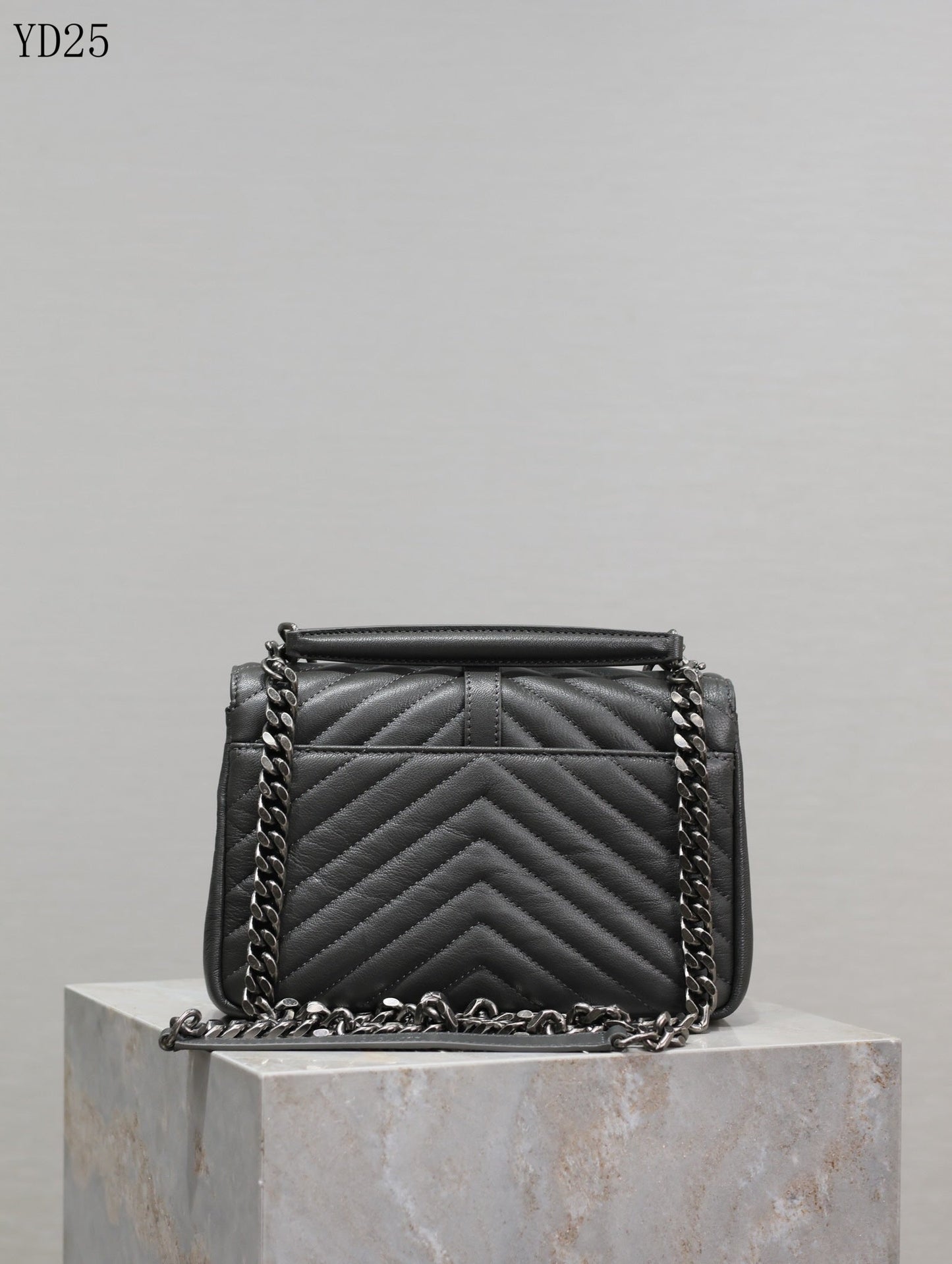 Quilted Leather Collage Bag