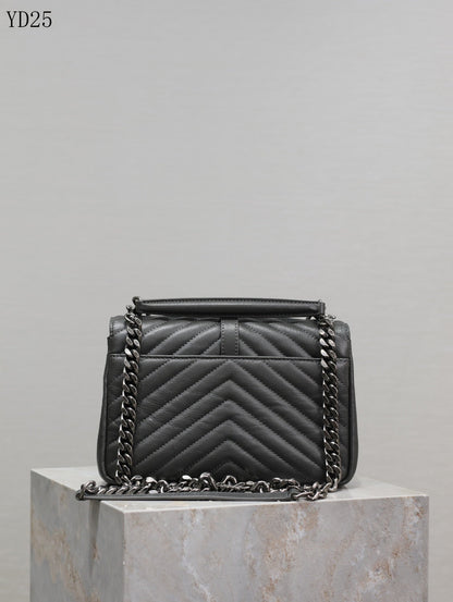 Quilted Leather Collage Bag