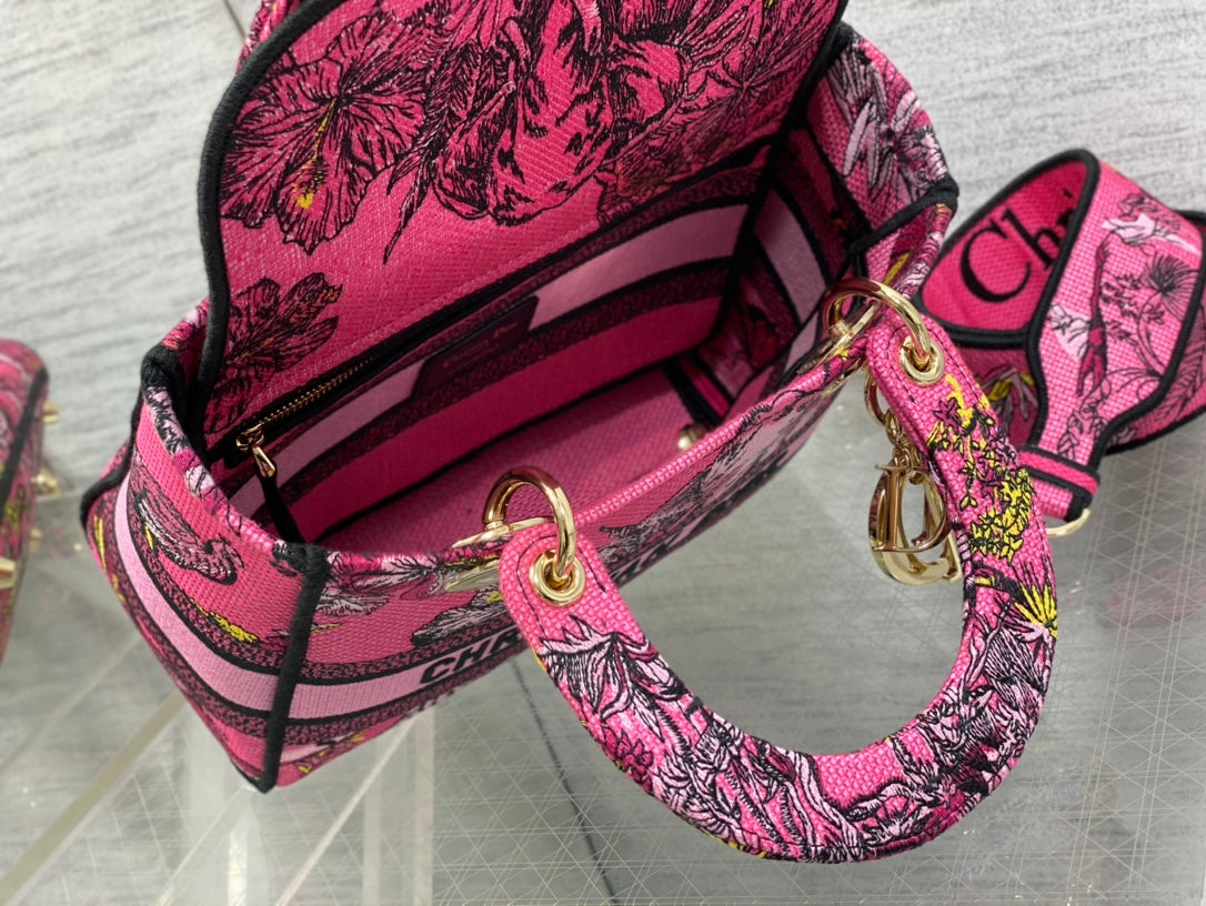 Embroidered Canvas Tote Bag