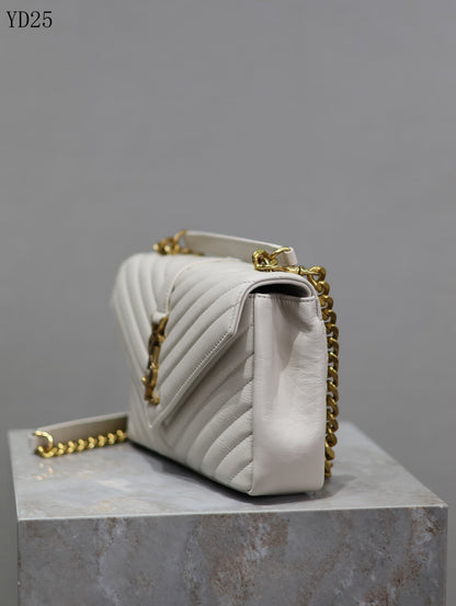 Quilted Leather Collage Bag