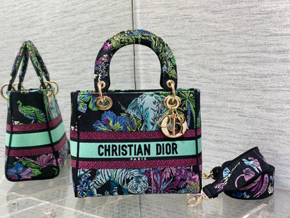 Embroidered Canvas Tote Bag