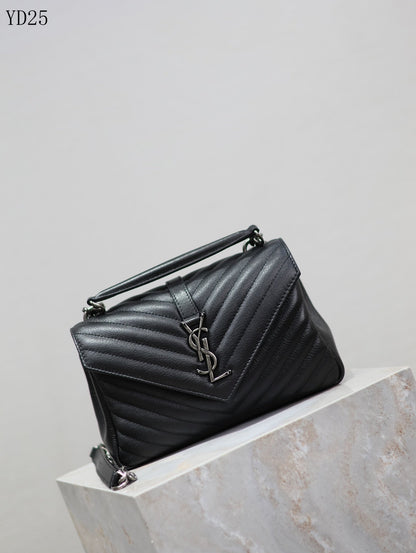 Quilted Leather Collage Bag