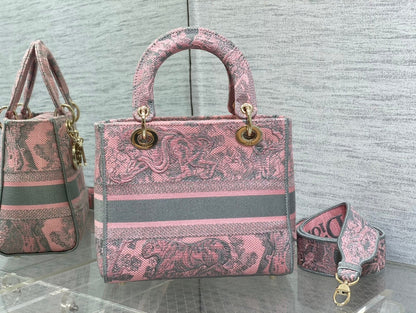 Embroidered Canvas Tote Bag