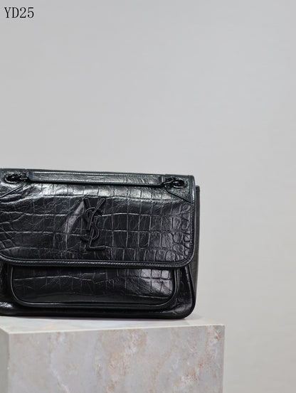Niki Crocodile Leather Bag