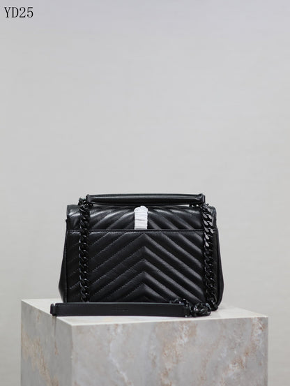 Quilted Leather Collage Bag