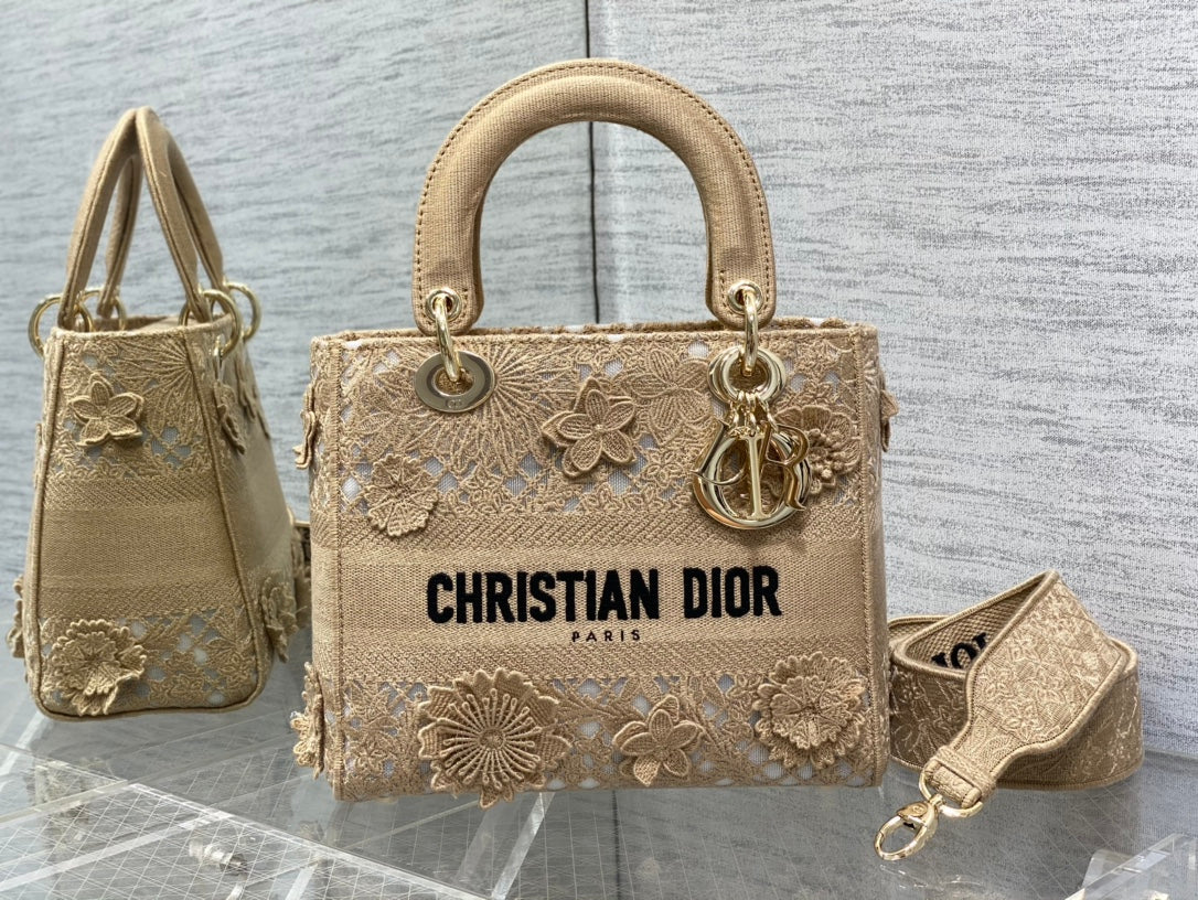 Embroidered Canvas Tote Bag