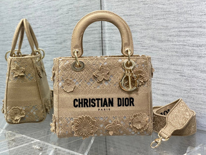Embroidered Canvas Tote Bag