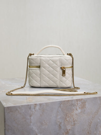 Vanity Quilted Leather Bag